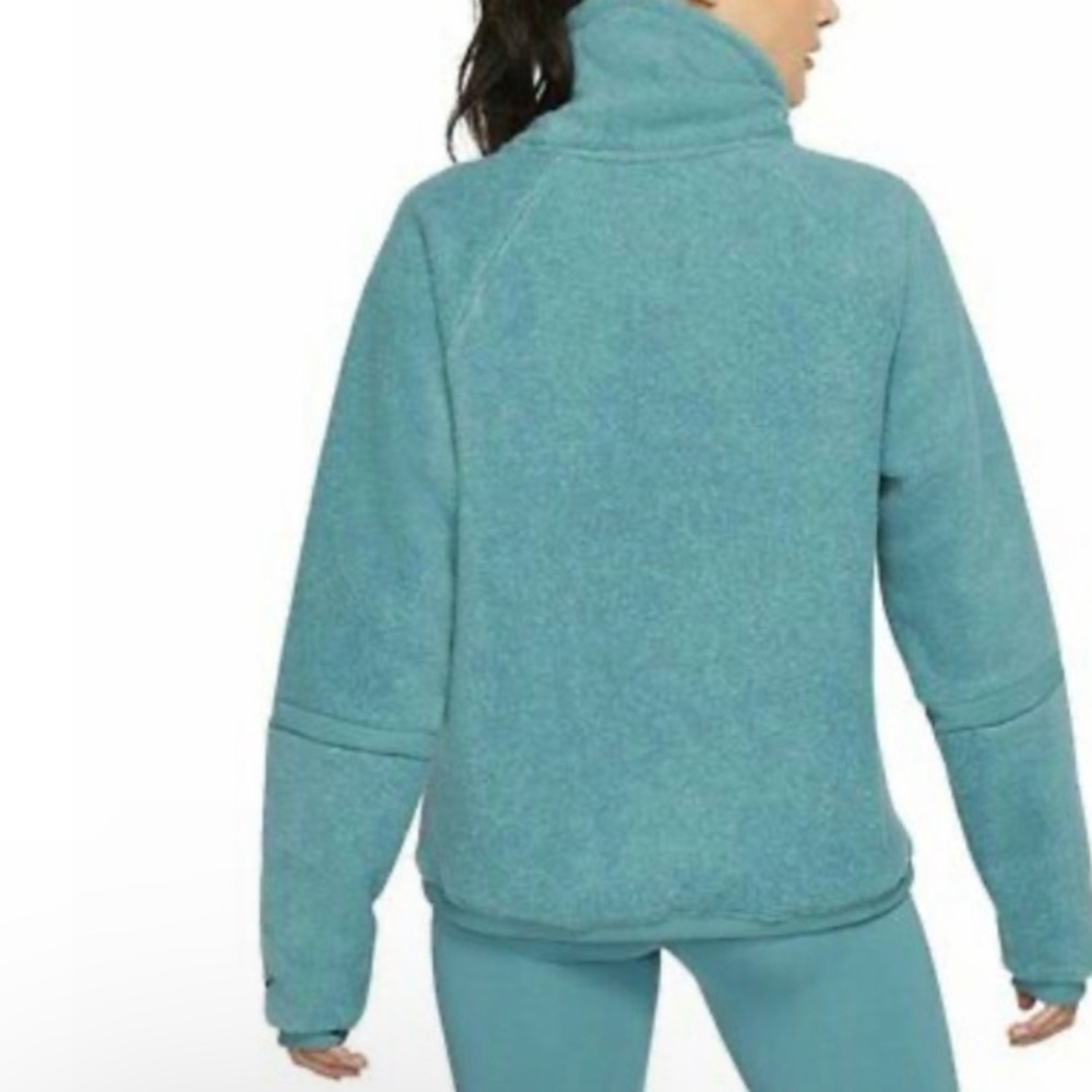 Nike Women's Therma Fleece Cowl Neck Cozy Training Pullover Sz Small - Picture 3 of 8